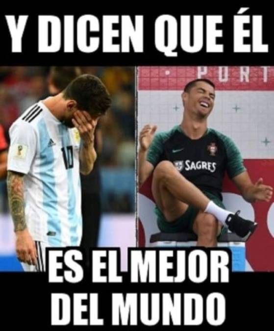 Los duros memes contra Argentina y Messi al caer ante Croacia en el Mundial Rusia 2018