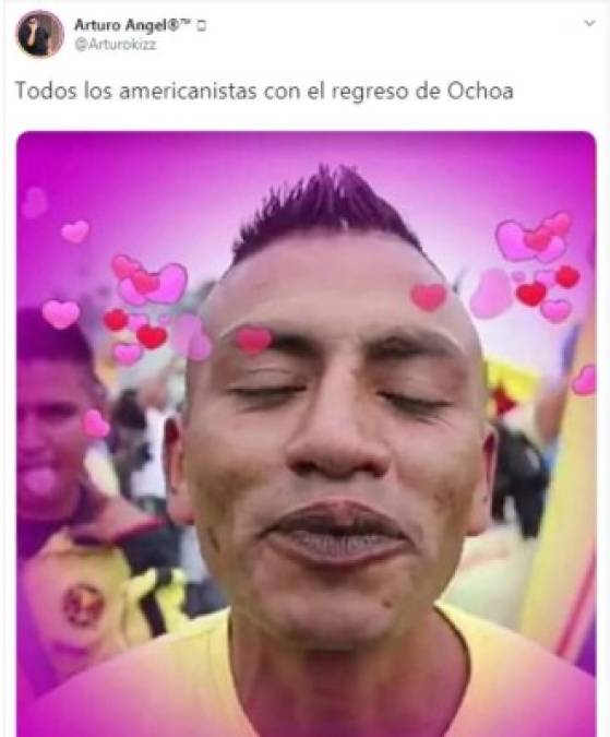 Memo Ochoa regresa al América y usuarios aprovechan para dedicarle divertidos memes