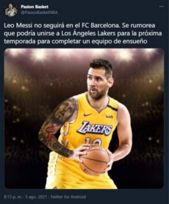 La salida de Messi del Barcelona provocó estos divertidos memes en las redes sociales