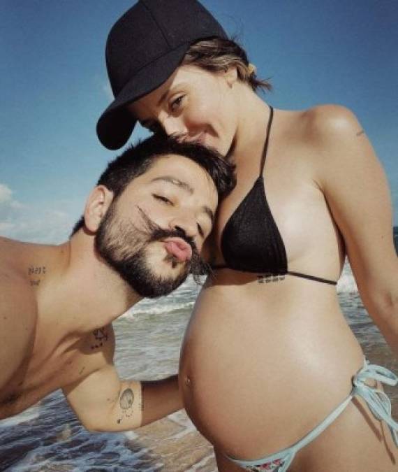 Con hermosa 'baby bump': así luce Evaluna en su segundo trimestre de embarazo (FOTOS)