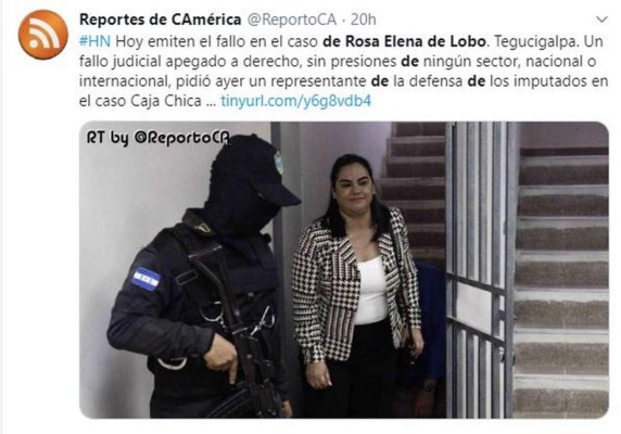 Así informaron medios internacionales fallo contra ex primera dama de Honduras
