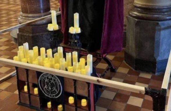 Malvado y repugnante: instalan altar satánico navideño en Capitolio