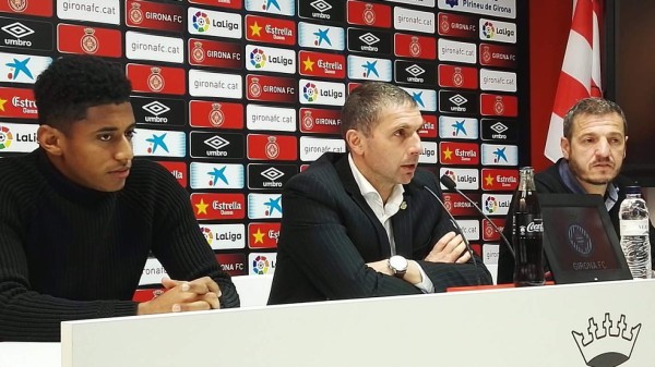 FOTOS: Así fue la presentación oficial del Choco Lozano como jugador del Girona FC