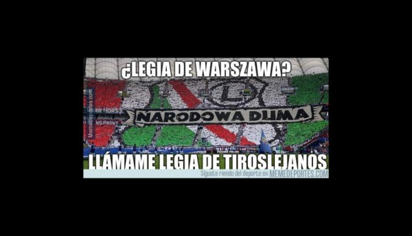 Memes del empate del Real Madrid y Legia Varsovia