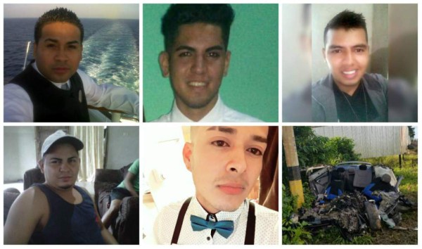 FOTOS: Así eran los cinco jóvenes que murieron en el accidente vial en El Progreso, Yoro