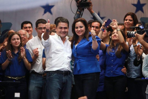 En imágenes: Los dos triunfos de Juan Orlando Hernández como presidente de Honduras