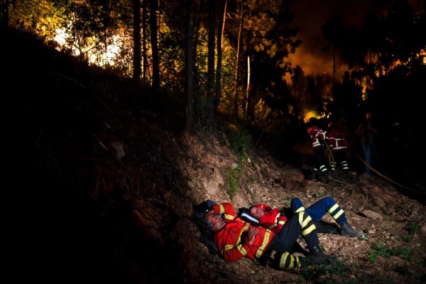 Incendio en Portugal dejó imágenes escalofriantes