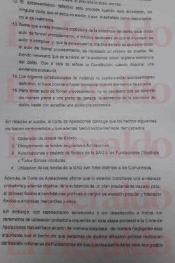 Denuncian a magistrados de la CSJ que liberaron a 22 acusados del caso Pandora