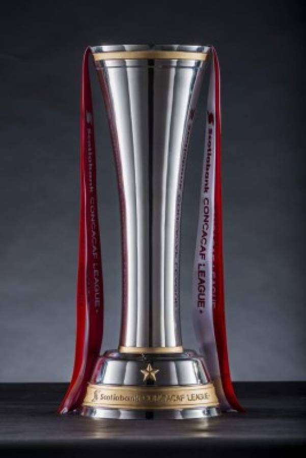 Así es el trofeo de la Liga Concacaf Scotiabank por el que pelea Olimpia