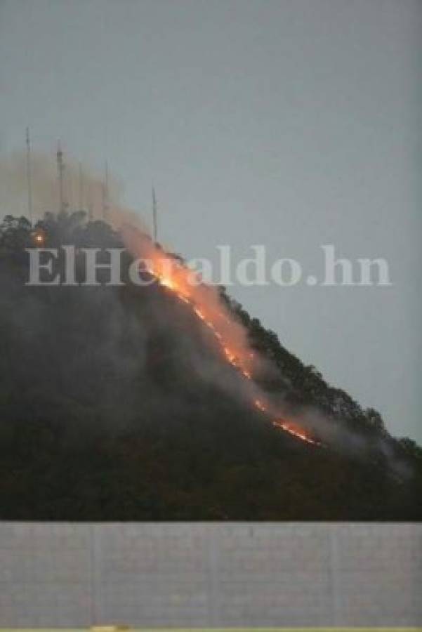 Los bomberos ya llegaron a la zona para controlar el incendio. Foto: David Romero/ElHeraldo