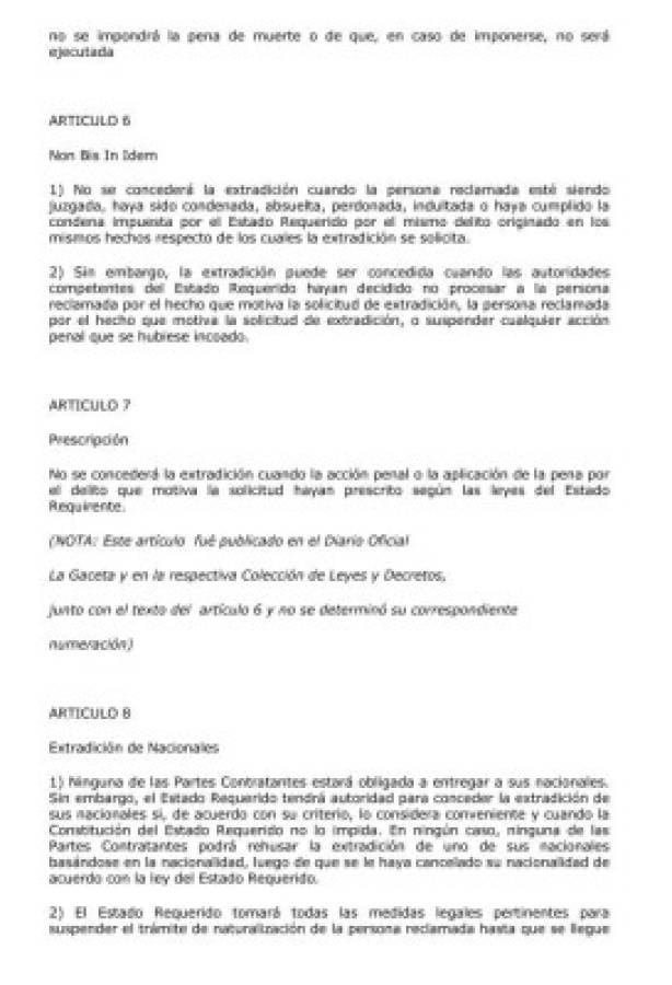 Honduras: La Cancillería oficializa que no pedirá a Wilter Blanco