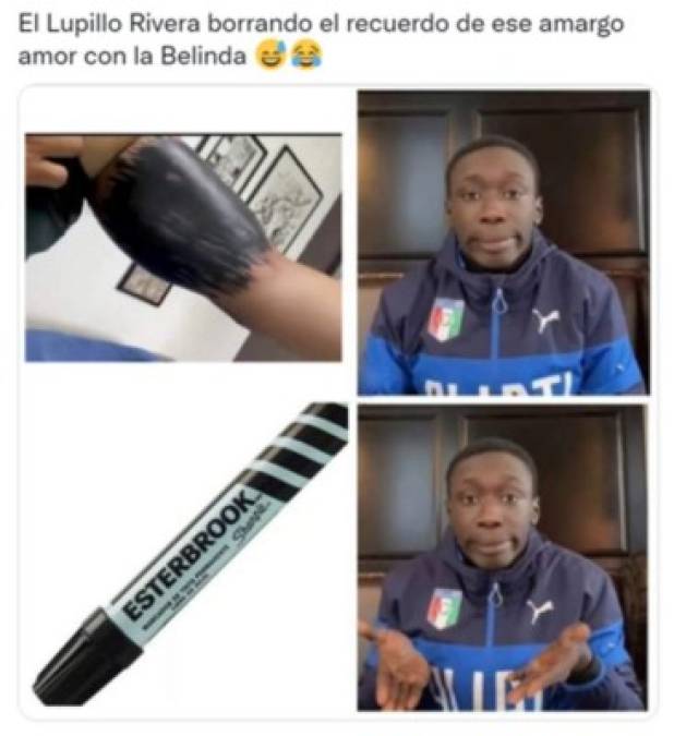 FOTOS: Los mejores memes de Lupillo Rivera y su tatuaje para cubrir el rostro de Belinda