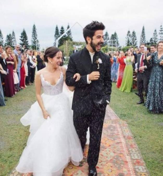 FOTOS: Radiantes y felices lucieron Evaluna y Camilo en su boda