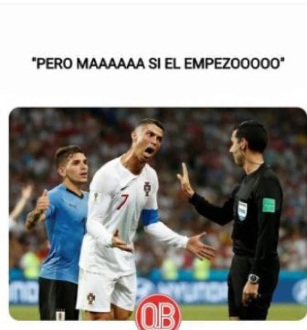 Los mejores memes de Cristiano Ronaldo y Portugal al caer ante Uruguay en Rusia 2018