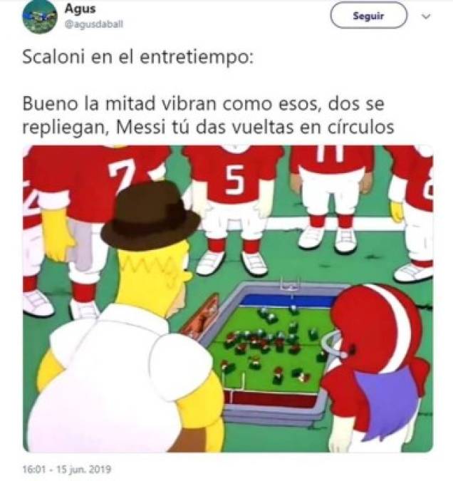 Los memes que dejó la derrota de la Argentina de Messi ante Colombia en la Copa América