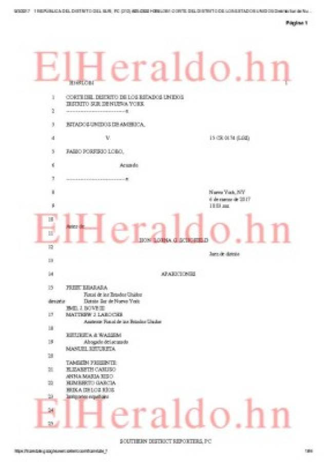 Declaración íntegra de cabecilla de Los Cachiros contra Pepe Lobo y altos funcionarios de Honduras