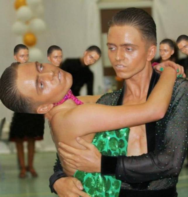 La cara de un bailarín que provocó una batalla de memes en internet
