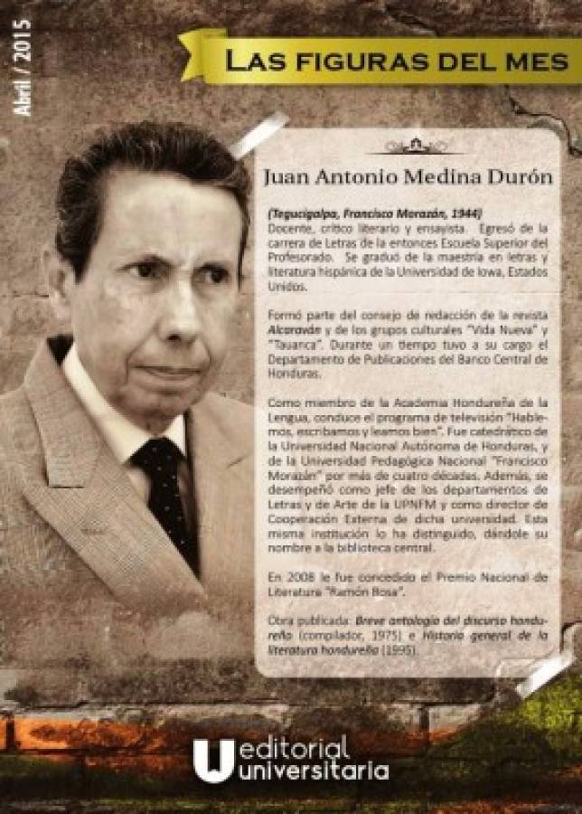 Juan Antonio Medina, incansable mentor y gestor cultural