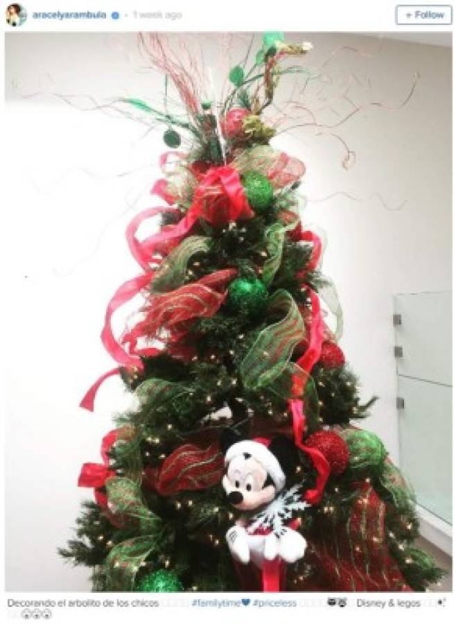 ¿Cómo decoran los famosos sus árboles de Navidad?
