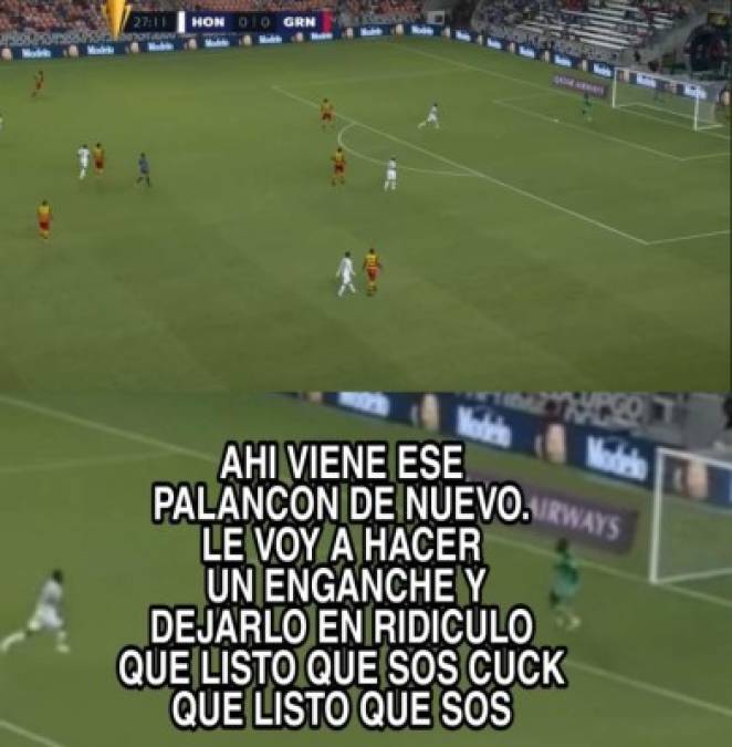 Los divertidos memes que dejó la victoria 4-0 de Honduras frente a Granada