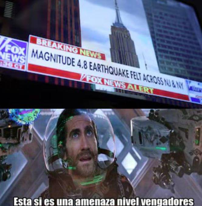 Los memes que dejó el sismo seguido de réplica en Nueva York