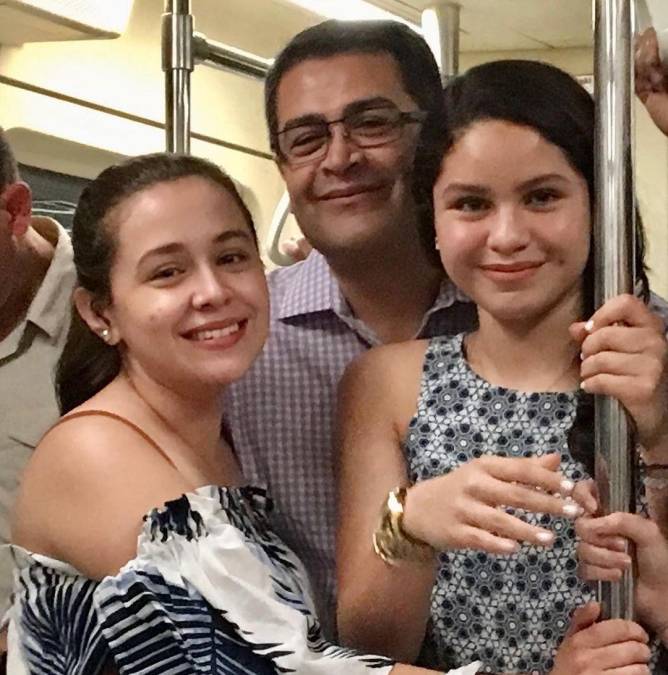 Las hijas de Juan Orlando Hernández, así han cambiado con el paso de los años