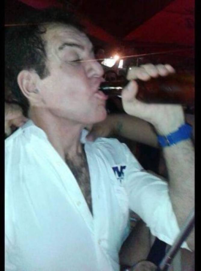 Fotos de Nasralla alcoholizado escandalizan las redes sociales