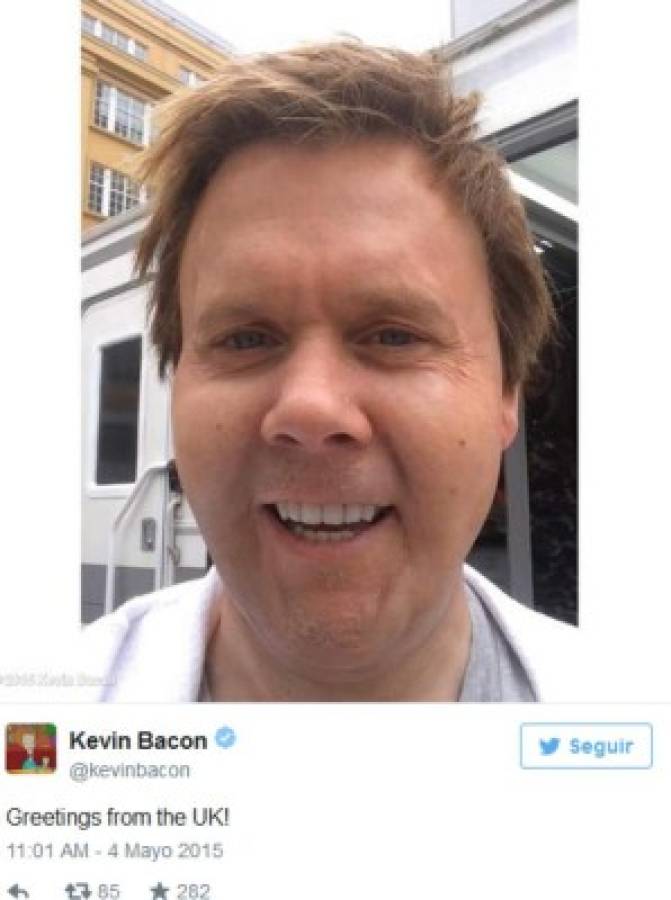 Kevin Bacon aparece pasado de peso