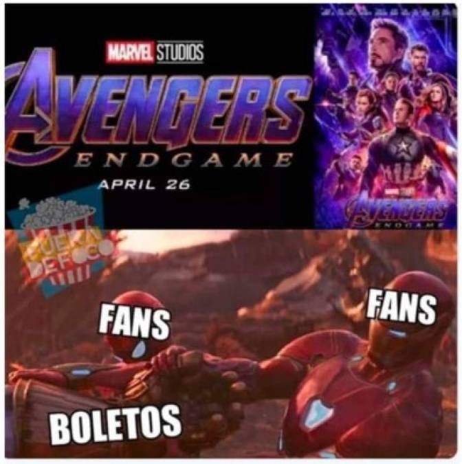 Avengers: Edgame y los mejores memes que ocasionó la caótica compra de entradas para el estreno de la película