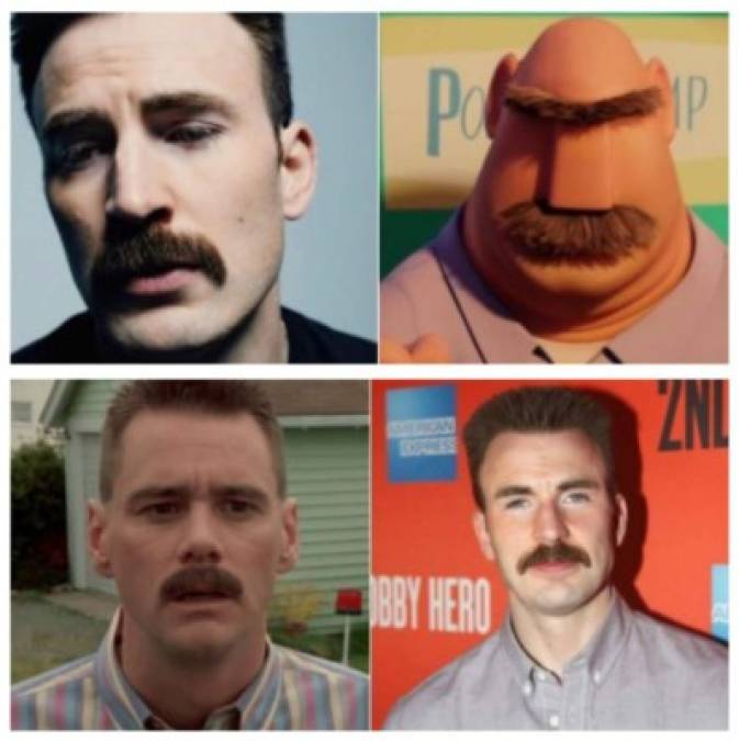 Los mejores memes de Chris Evans y su bigote que arrasan en las redes sociales