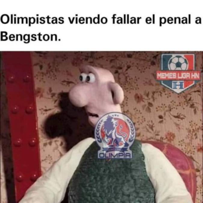 Memes destrozan a Bengtson por fallar penal en empate entre Motagua y Olimpia por la final