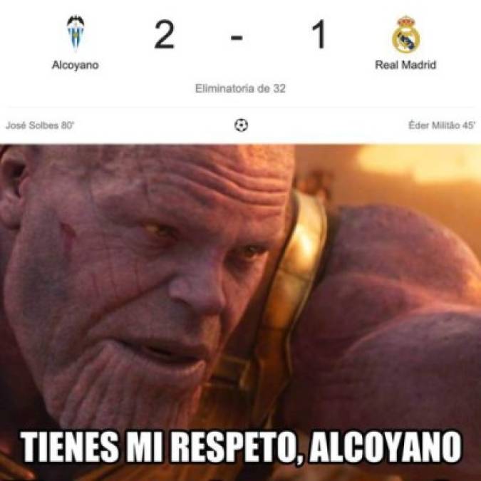 Real Madrid cae eliminado en la Copa del Rey y es destrozado con memes