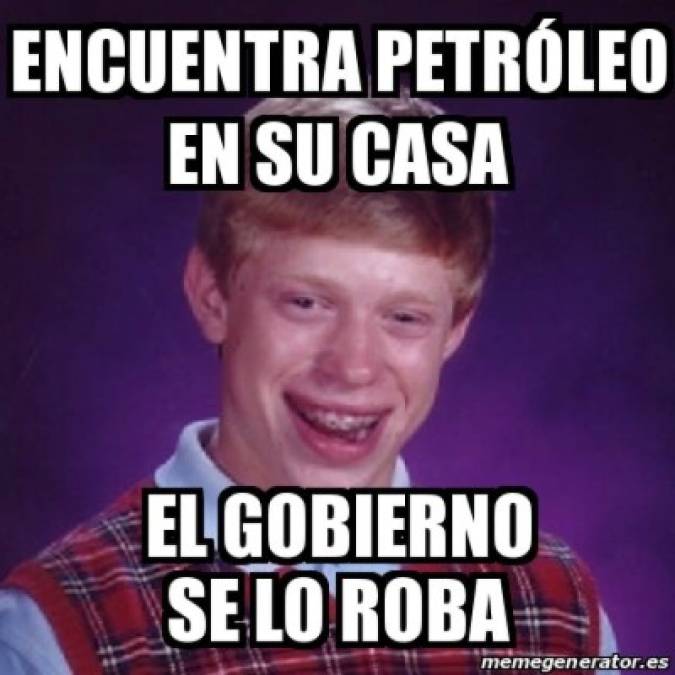 Los mejores memes del hallazgo de 'petróleo' en Honduras