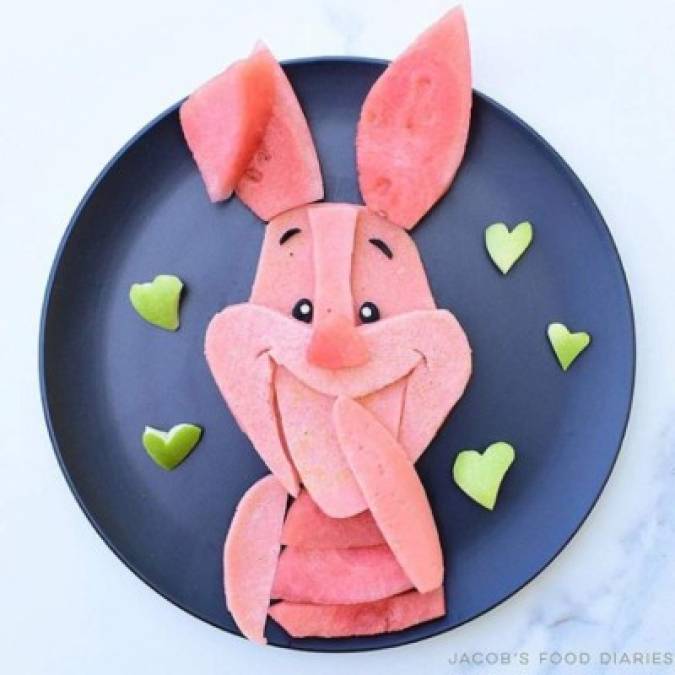 Increíbles obras de arte hechas de comida por una madre para sus hijos