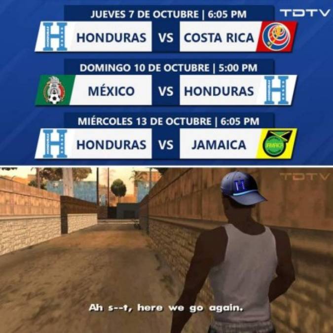 Los memes más divertidos previo al partido Honduras-Costa Rica