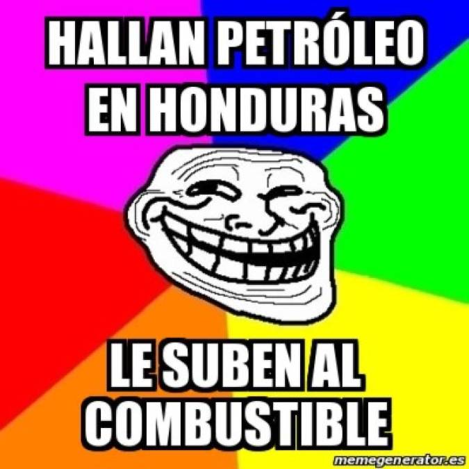 Los mejores memes del hallazgo de 'petróleo' en Honduras