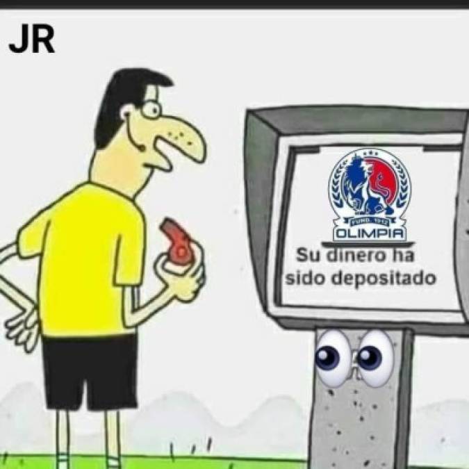 Los memes que dejó la victoria del Olimpia sobre el Real España en la final de grupos