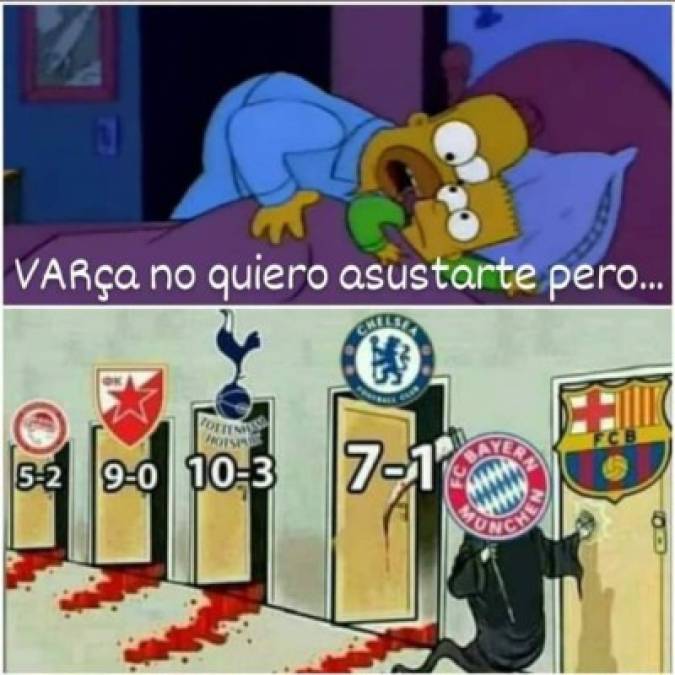 Con memes terminan de destrozar al Barcelona tras goleada del Bayern Múnich