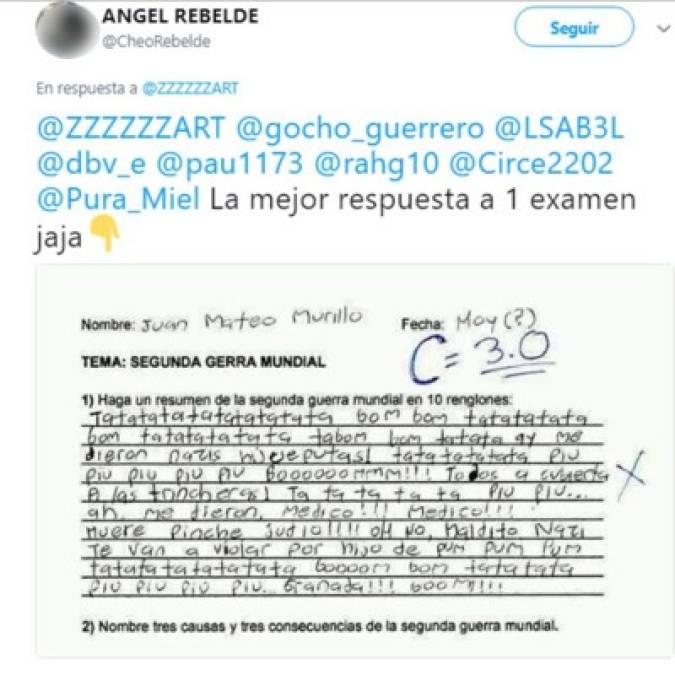 FOTOS: Respuestas ingeniosas de malos estudiantes que te harán reír sin parar