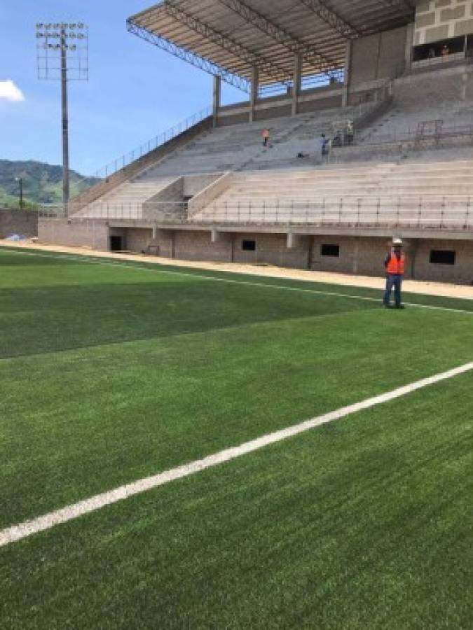 Cancha de lujo para el clásico Motagua vs Olimpia en Choluteca