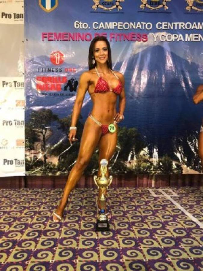 Isabel Zambrano gana bronce en el Bikini Fitness en Guatemala