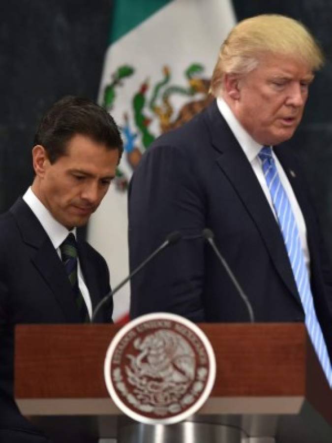 Donald Trump en México continúa con la propuesta de construir el muro