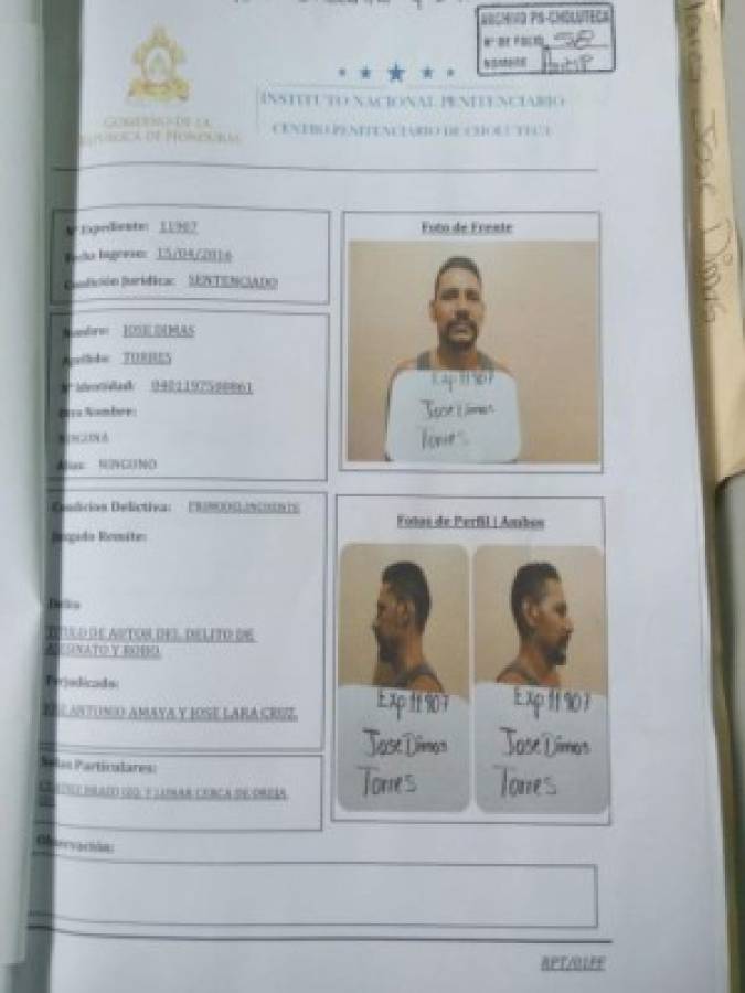 Buscan a dos peligrosos reclusos que escaparon de centro penal de Choluteca