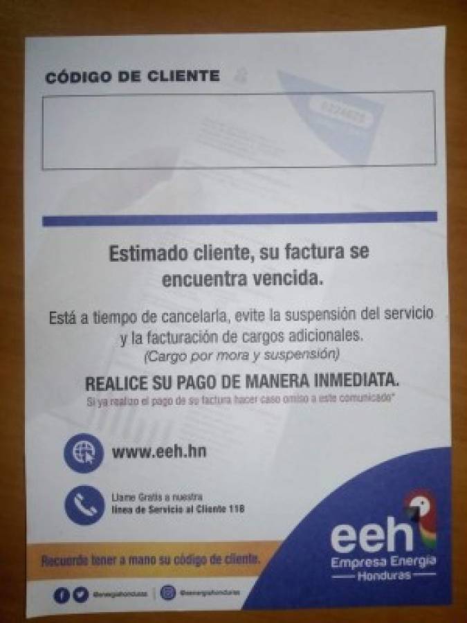 El 34% de los abonados de la capital de Honduras está en mora energética