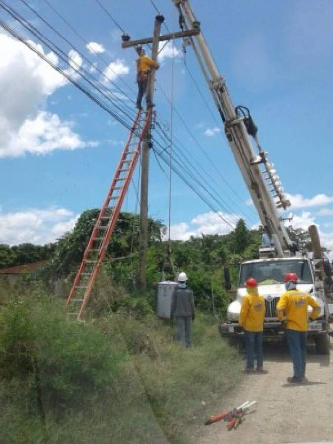 EEH atiende daños por las constantes tormentas y sigue mejorando la red a través de mantenimientos