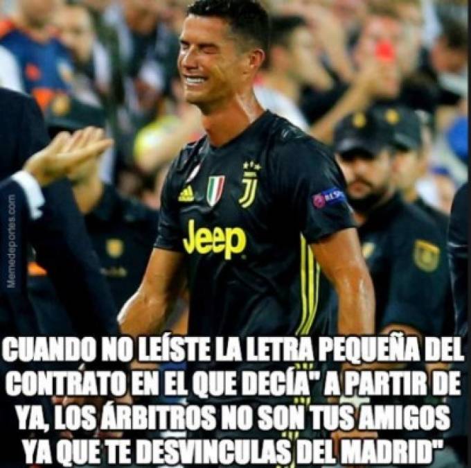 Los memes tras la expulsión de Cristiano Ronaldo en la Champions League