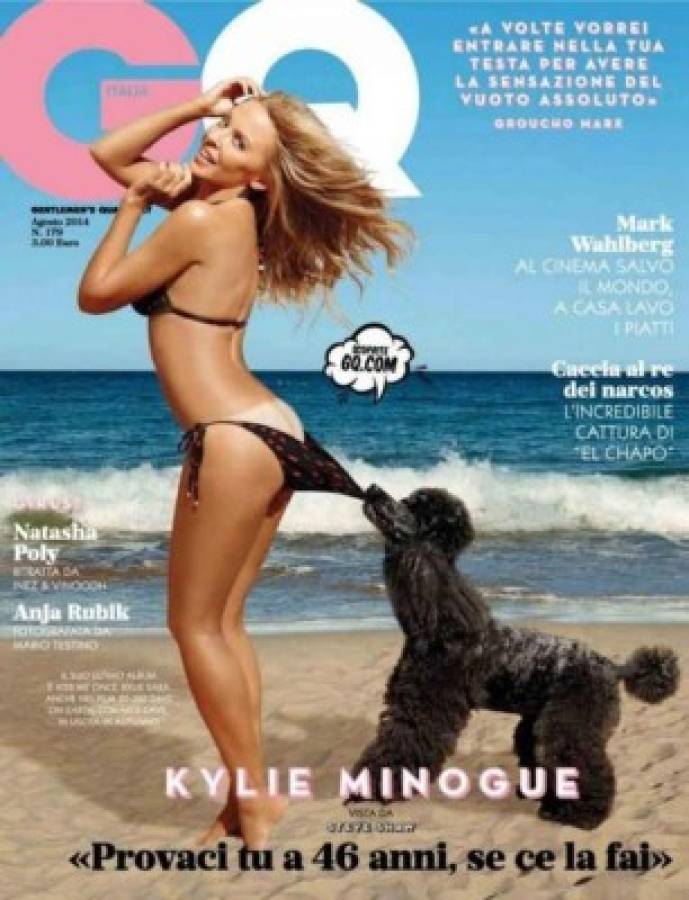 Kylie Minogue se desnuda para GQ