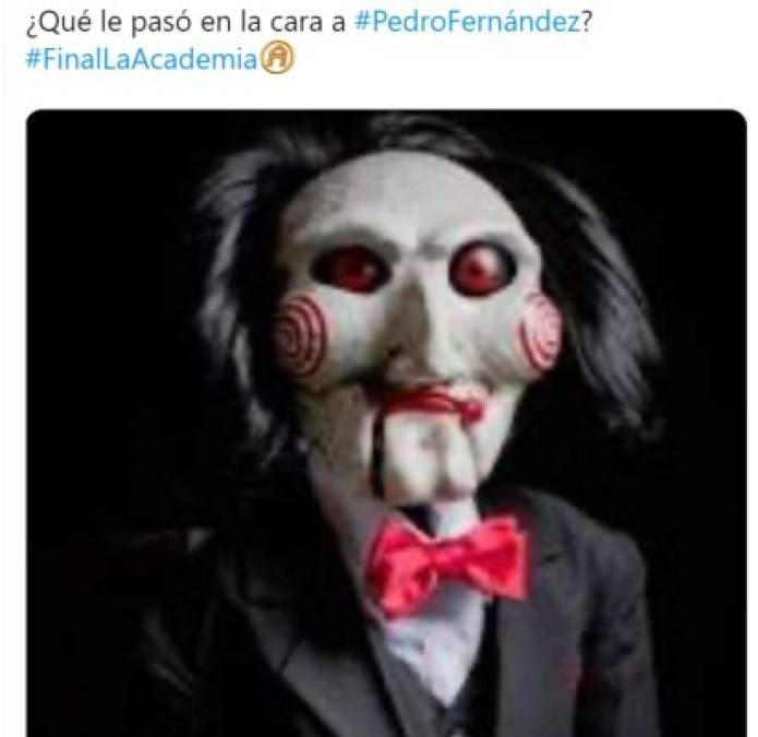 Pedro Fernández blanco de memes por su rostro y voz en La Academia