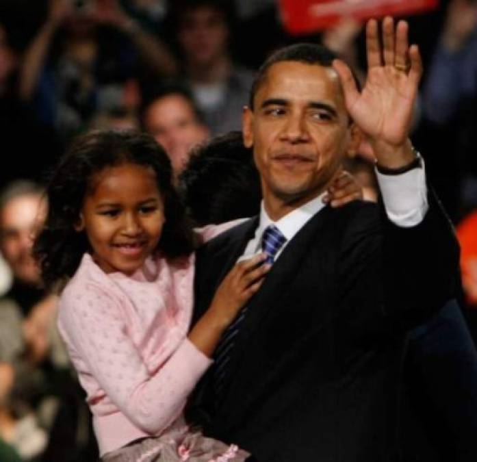 El notable cambio físico de Sasha, la hija menor de Michelle y Barack Obama