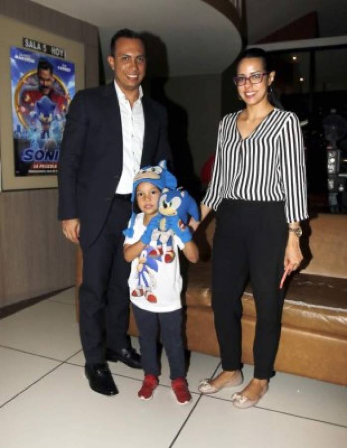 Inolvidable estreno de Sonic en el cine